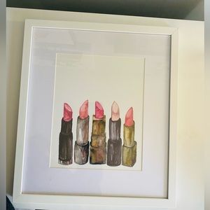 Wall Decor- Shades of Lipstick